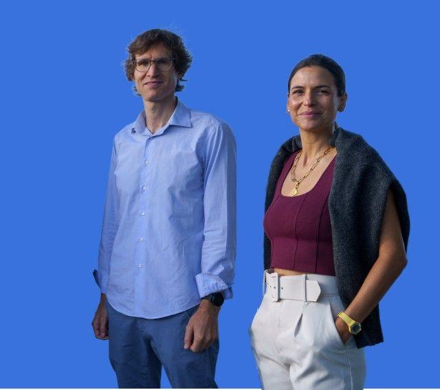 Darwin Digital team members - Javier Dominguez and Alice Fuchs